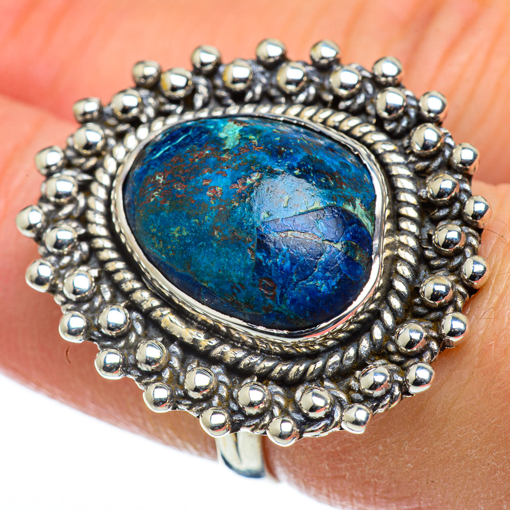Shattuckite Rings handcrafted by Ana Silver Co - RING50255