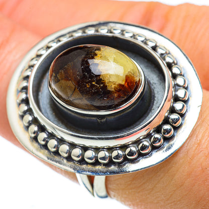 Peanut Wood Jasper Rings handcrafted by Ana Silver Co - RING50272