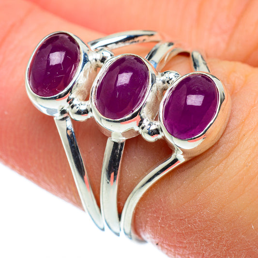 Pink Tourmaline Rings handcrafted by Ana Silver Co - RING50332
