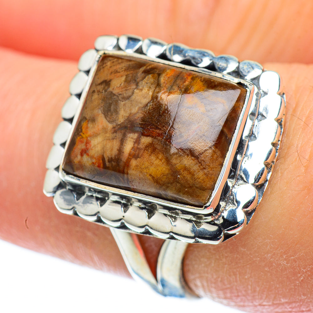 Chert Breccia Rings handcrafted by Ana Silver Co - RING50356