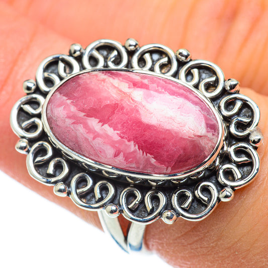 Rhodochrosite Rings handcrafted by Ana Silver Co - RING50361