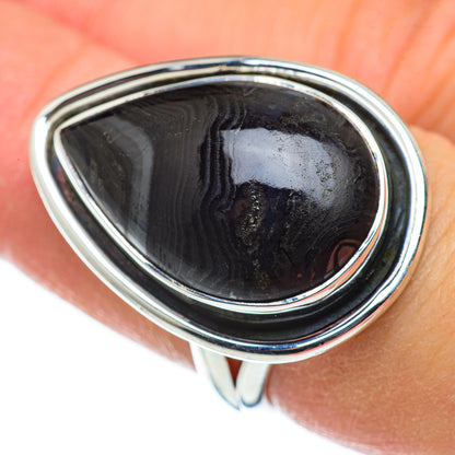 Psilomelane Rings handcrafted by Ana Silver Co - RING50397