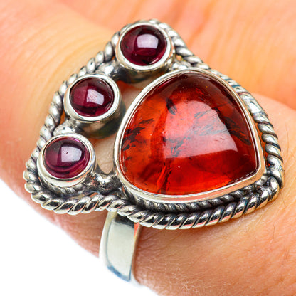 Baltic Amber Rings handcrafted by Ana Silver Co - RING50419