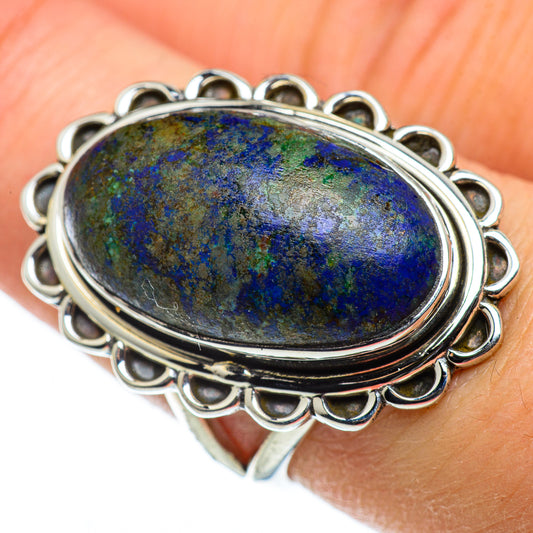 Azurite Rings handcrafted by Ana Silver Co - RING50488