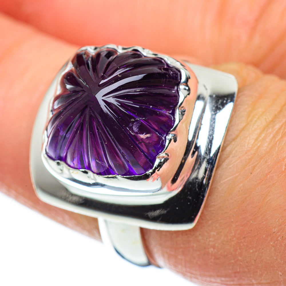 Amethyst Rings handcrafted by Ana Silver Co - RING50529