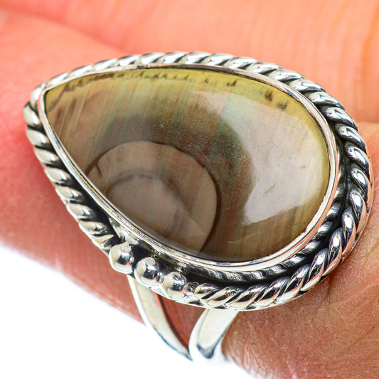 Willow Creek Jasper Rings handcrafted by Ana Silver Co - RING50562