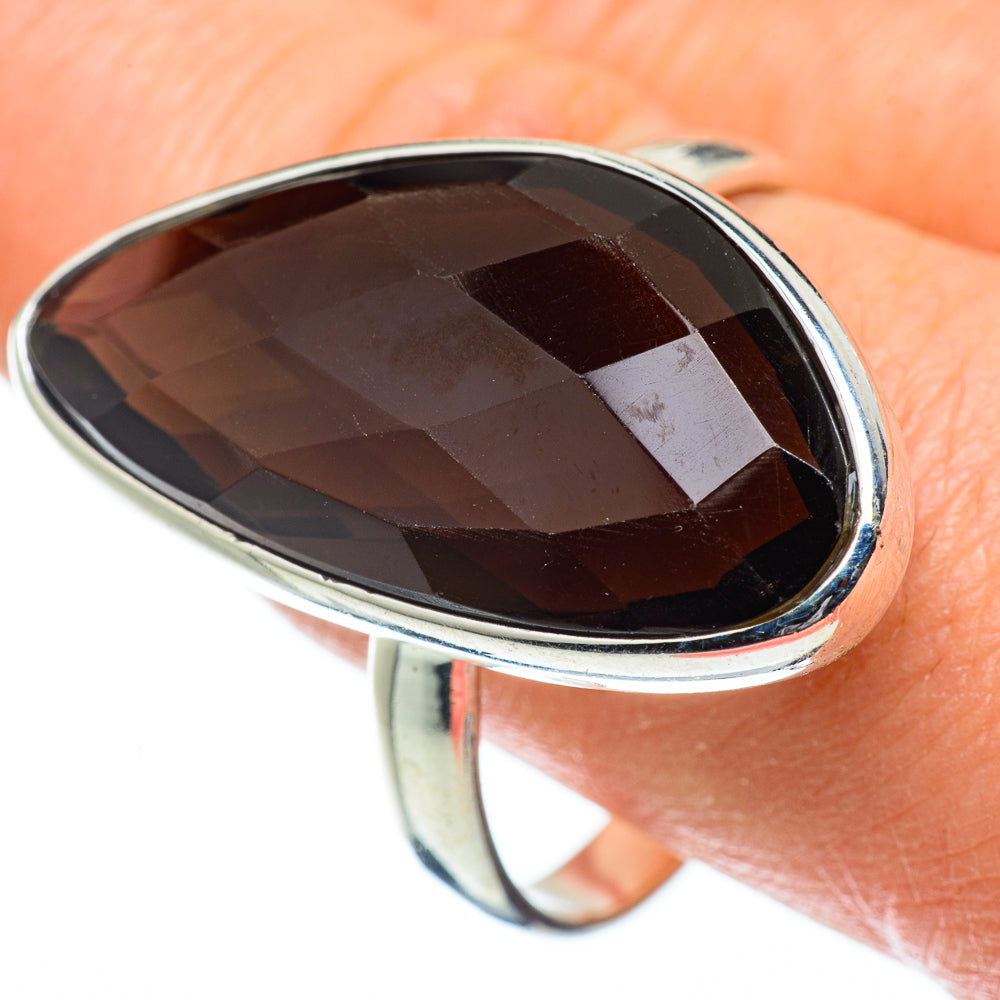 Smoky Quartz Rings handcrafted by Ana Silver Co - RING50675
