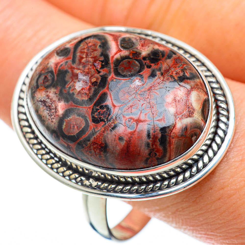 Poppy Jasper Rings handcrafted by Ana Silver Co - RING50676