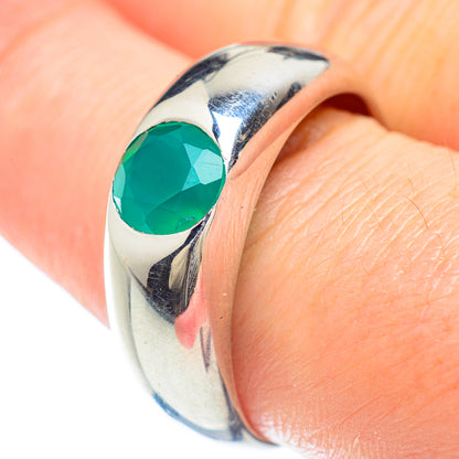 Green Onyx Rings handcrafted by Ana Silver Co - RING50735