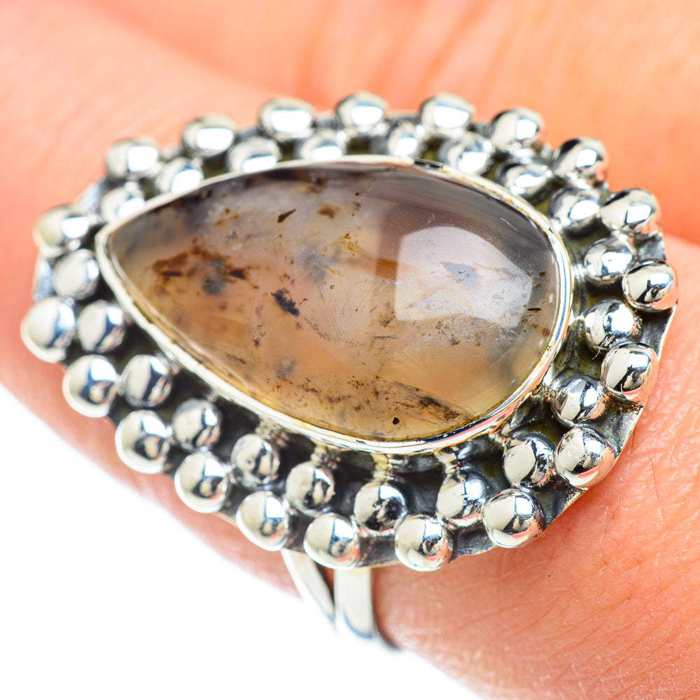 Montana Agate Rings handcrafted by Ana Silver Co - RING50904