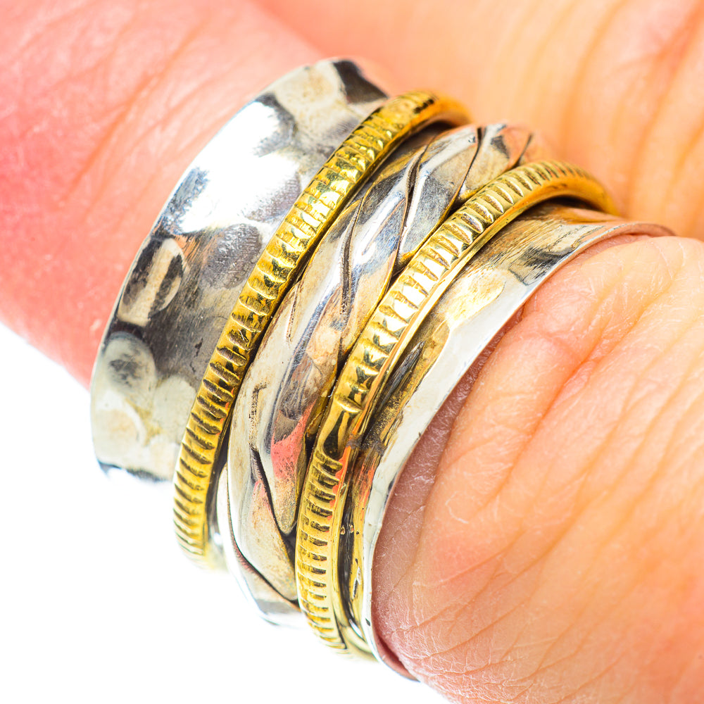 Meditation Spinner Rings handcrafted by Ana Silver Co - RING51001