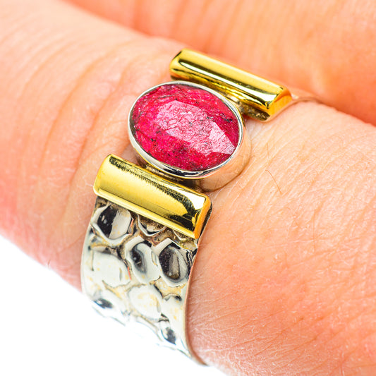 Red Sillimanite Rings handcrafted by Ana Silver Co - RING51016