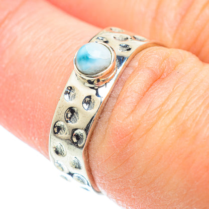 Larimar Rings handcrafted by Ana Silver Co - RING51030