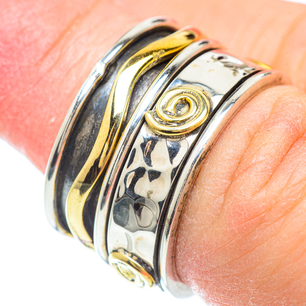 Meditation Spinner Rings handcrafted by Ana Silver Co - RING51059