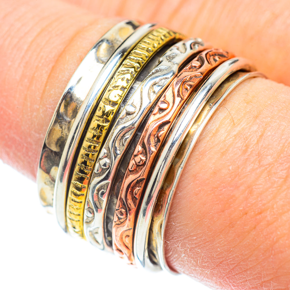 Meditation Spinner Rings handcrafted by Ana Silver Co - RING51060