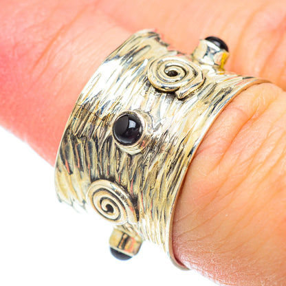 Black Onyx Rings handcrafted by Ana Silver Co - RING51108