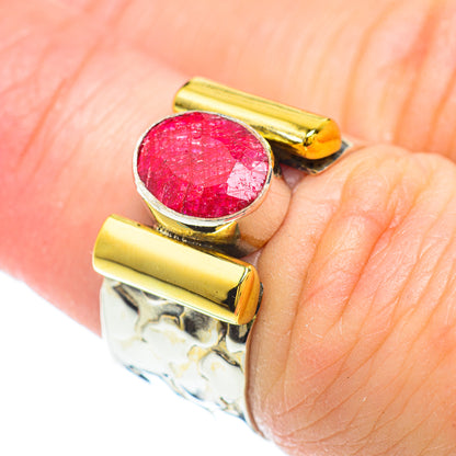 Red Sillimanite Rings handcrafted by Ana Silver Co - RING51127