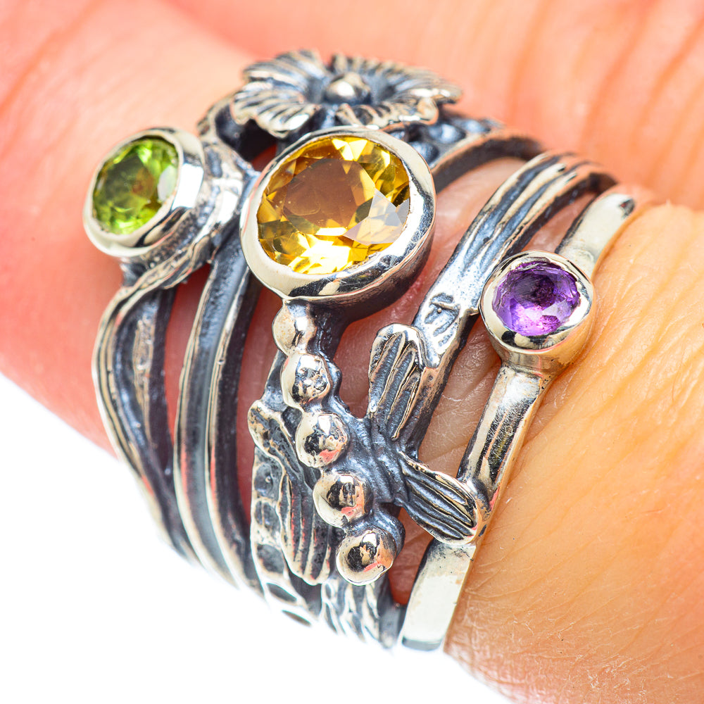 Citrine Rings handcrafted by Ana Silver Co - RING51137