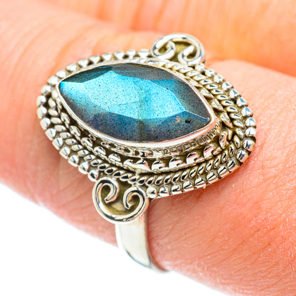 Labradorite Rings handcrafted by Ana Silver Co - RING51213