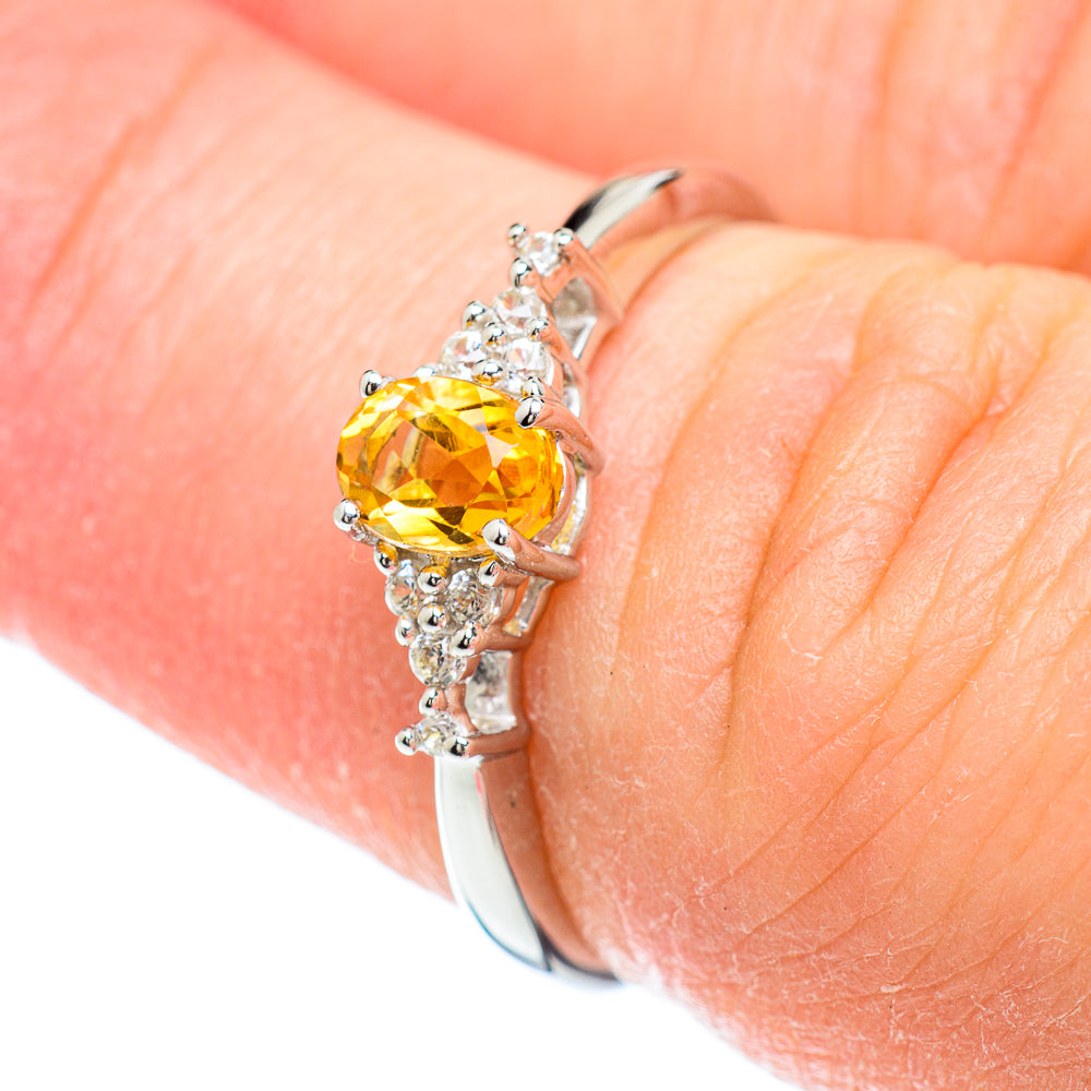Citrine Rings handcrafted by Ana Silver Co - RING51296