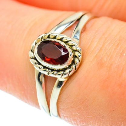 Garnet Rings handcrafted by Ana Silver Co - RING51396