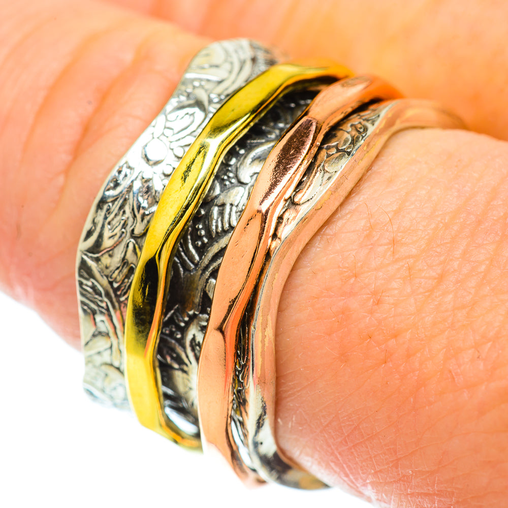 Meditation Spinner Rings handcrafted by Ana Silver Co - RING51401