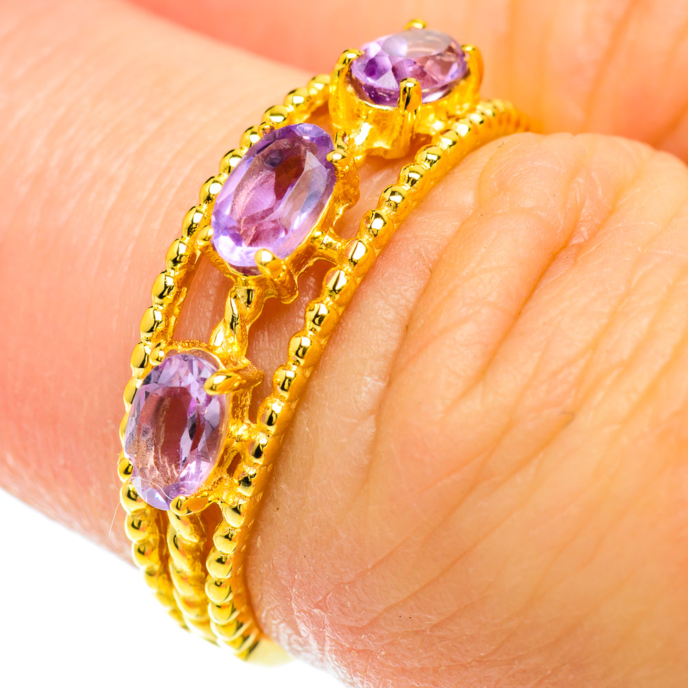 Amethyst Rings handcrafted by Ana Silver Co - RING51450