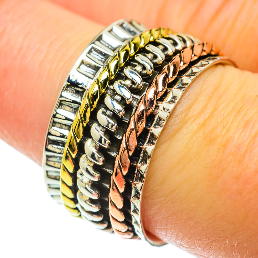 Meditation Spinner Rings handcrafted by Ana Silver Co - RING51478