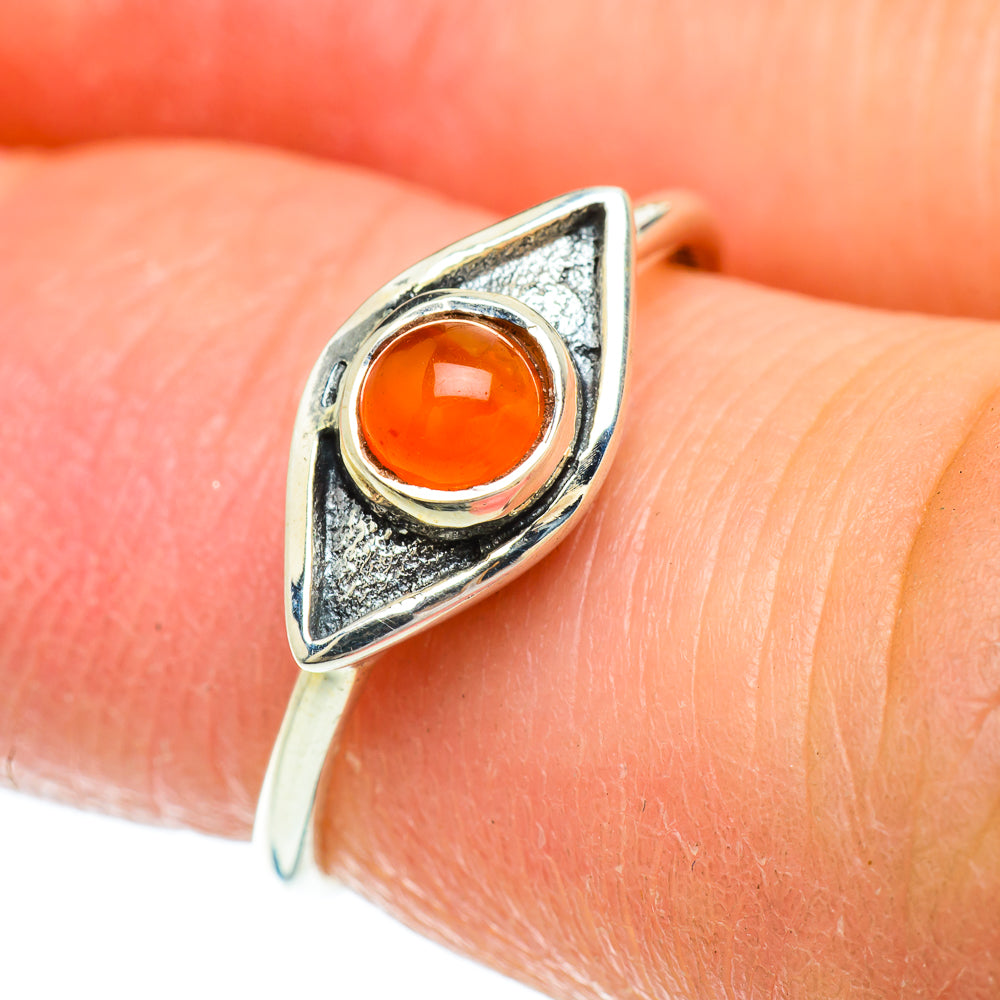 Carnelian Rings handcrafted by Ana Silver Co - RING51519