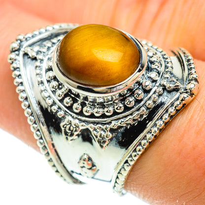Tiger Eye Rings handcrafted by Ana Silver Co - RING51631