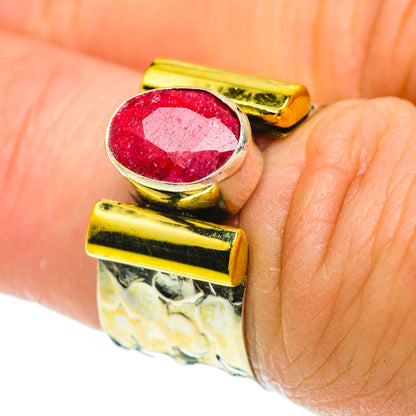 Red Sillimanite Rings handcrafted by Ana Silver Co - RING51634