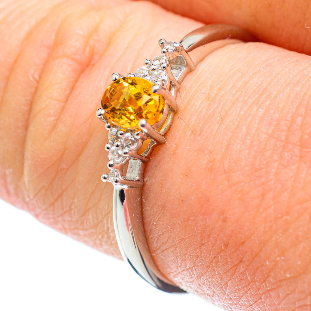 Citrine Rings handcrafted by Ana Silver Co - RING51793