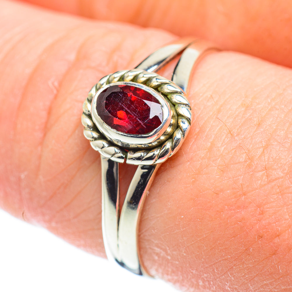 Garnet Rings handcrafted by Ana Silver Co - RING51798