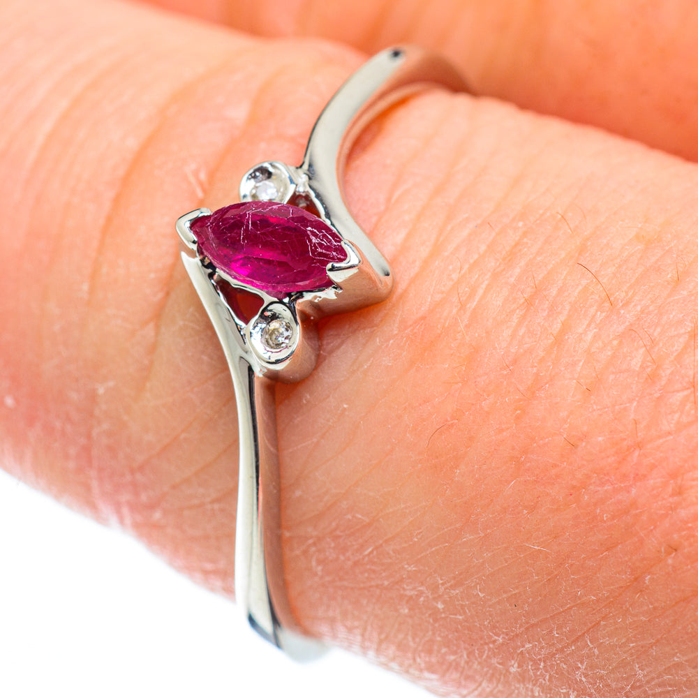 Red Sillimanite Rings handcrafted by Ana Silver Co - RING51824