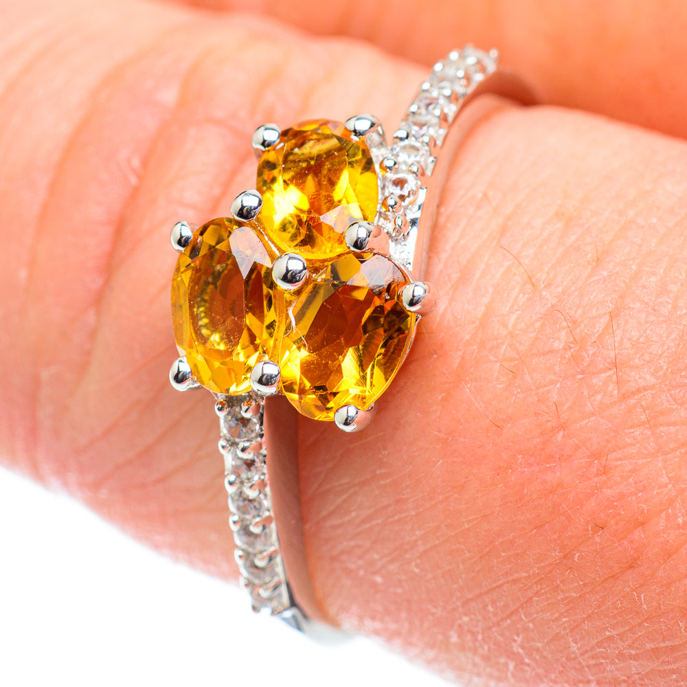 Citrine Rings handcrafted by Ana Silver Co - RING51880