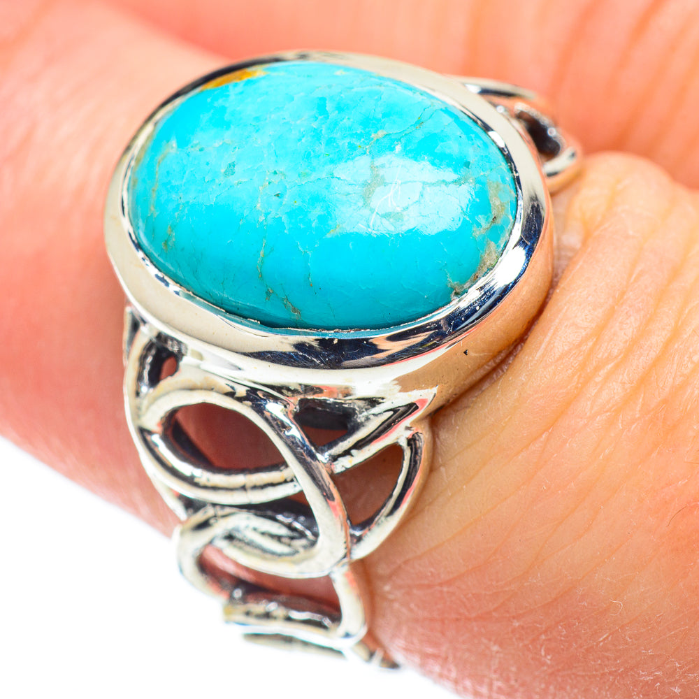 Larimar Rings handcrafted by Ana Silver Co - RING51899