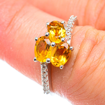 Citrine Rings handcrafted by Ana Silver Co - RING51908