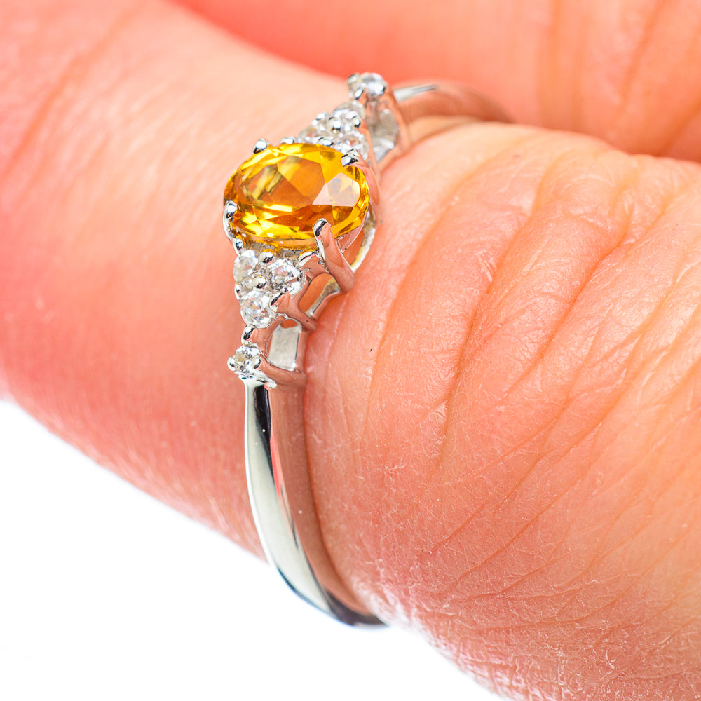 Citrine Rings handcrafted by Ana Silver Co - RING51962