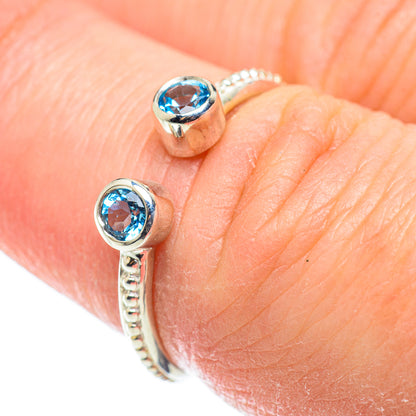 Blue Topaz Rings handcrafted by Ana Silver Co - RING51980