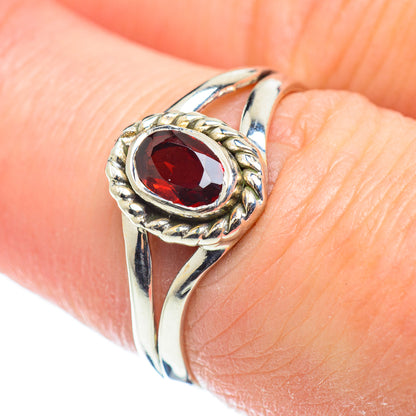 Garnet Rings handcrafted by Ana Silver Co - RING51988