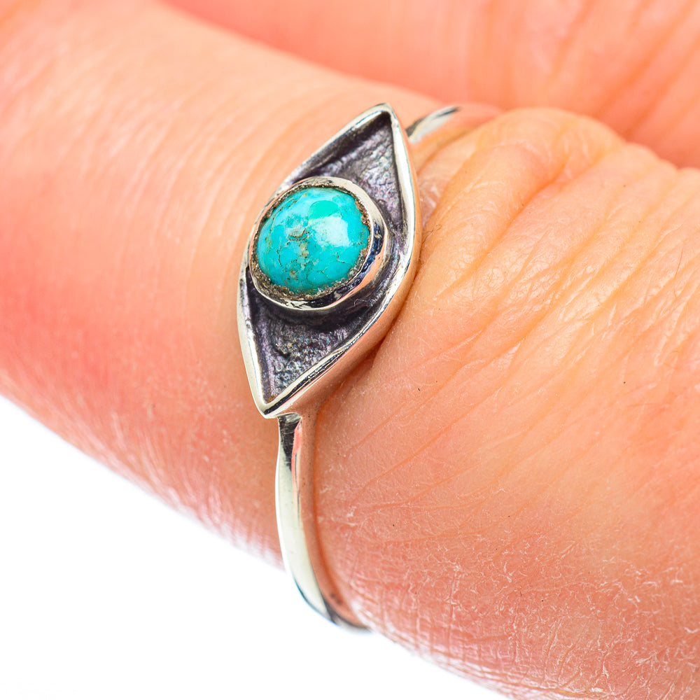 Tibetan Turquoise Rings handcrafted by Ana Silver Co - RING52001