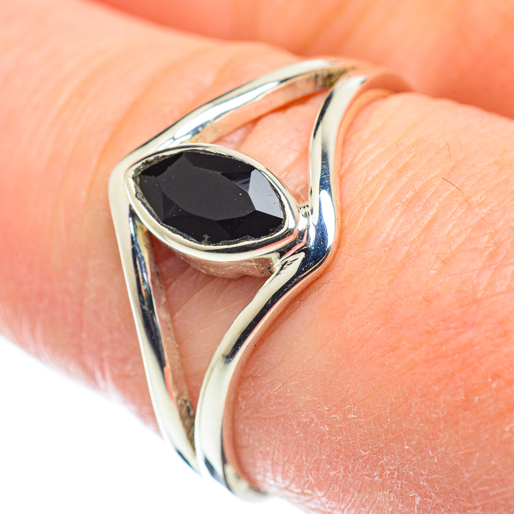 Black Onyx Rings handcrafted by Ana Silver Co - RING52012