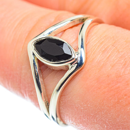 Black Onyx Rings handcrafted by Ana Silver Co - RING52012