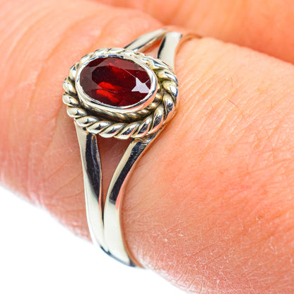 Garnet Rings handcrafted by Ana Silver Co - RING52085