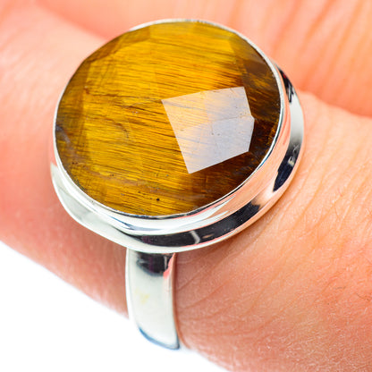 Tiger Eye Rings handcrafted by Ana Silver Co - RING52220