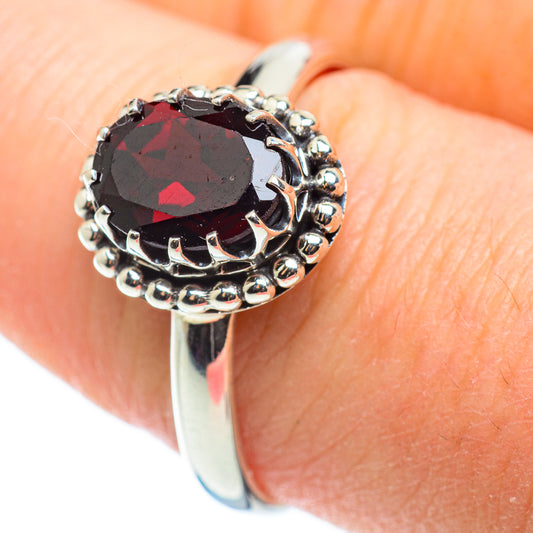 Garnet Rings handcrafted by Ana Silver Co - RING52224