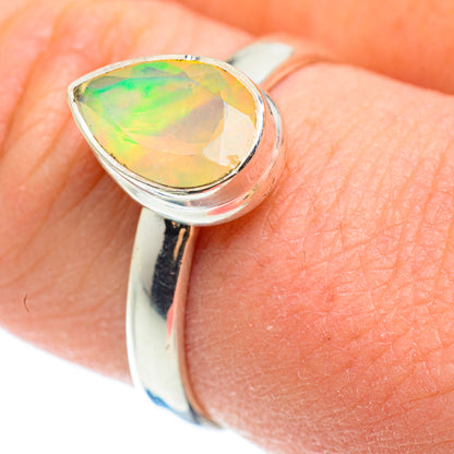 Ethiopian Opal Rings handcrafted by Ana Silver Co - RING52235
