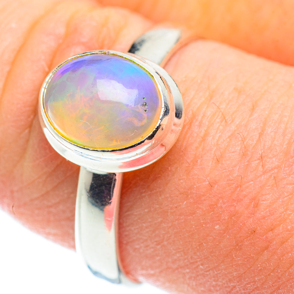 Ethiopian Opal Rings handcrafted by Ana Silver Co - RING52268