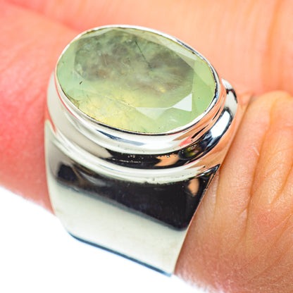 Prehnite Rings handcrafted by Ana Silver Co - RING52275