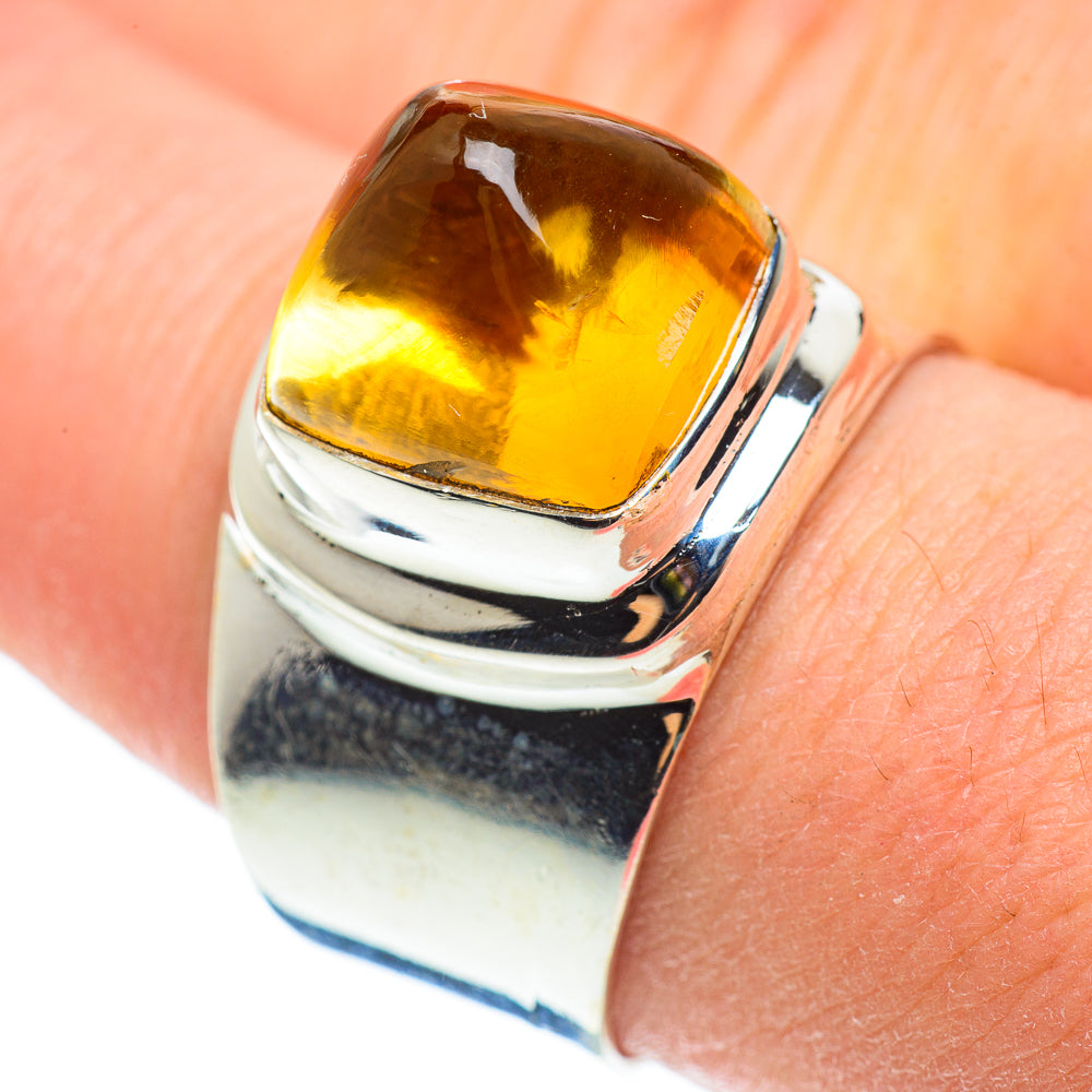 Citrine Rings handcrafted by Ana Silver Co - RING52281